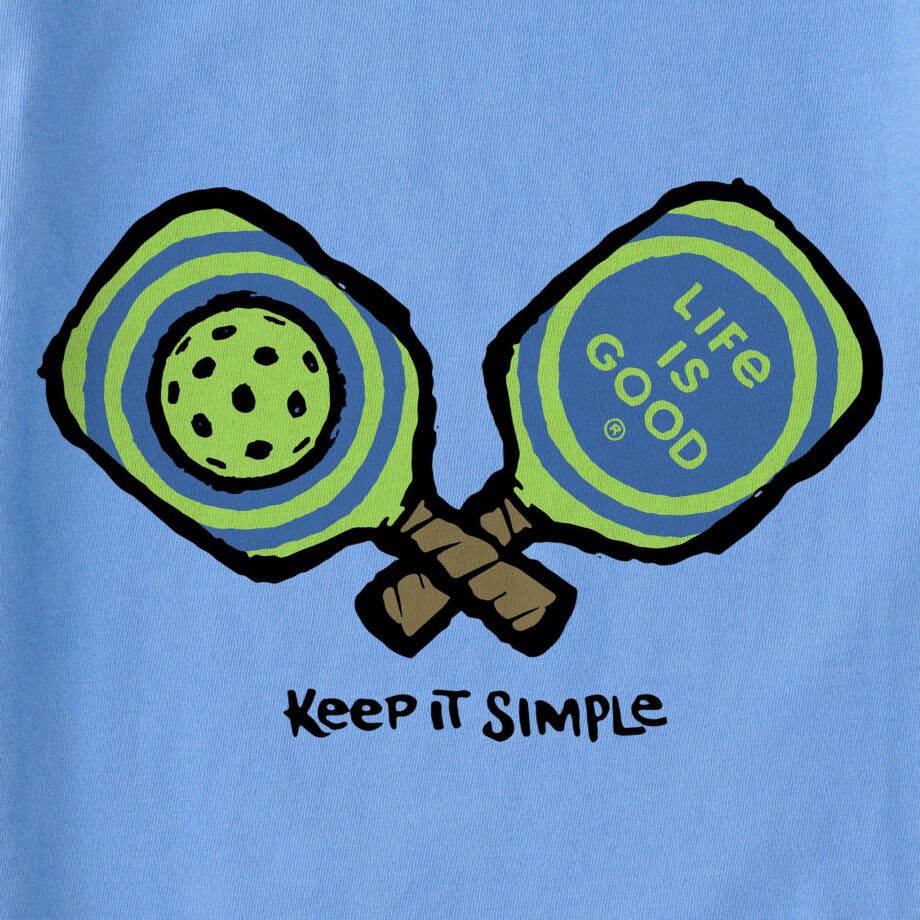 Women's Keep It Simple Pickleball Long Sleeve Crusher Tee