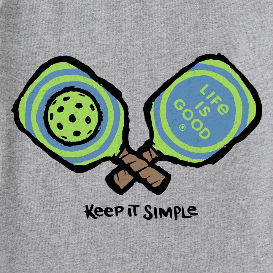 Women's Keep It Simple Pickleball Long Sleeve Crusher Vee