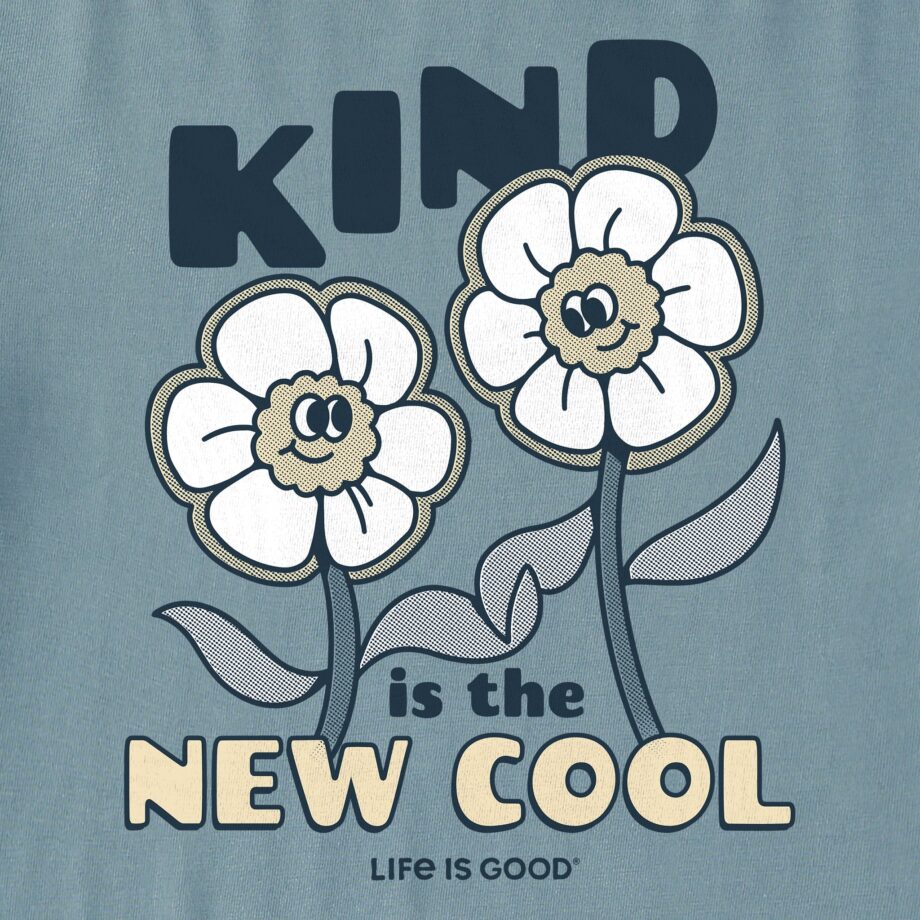 Women's Kind is the New Cool Flowers Crusher Boxy Hoodie
